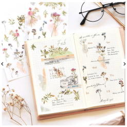 MU Print-On Stickers - Flower Shades