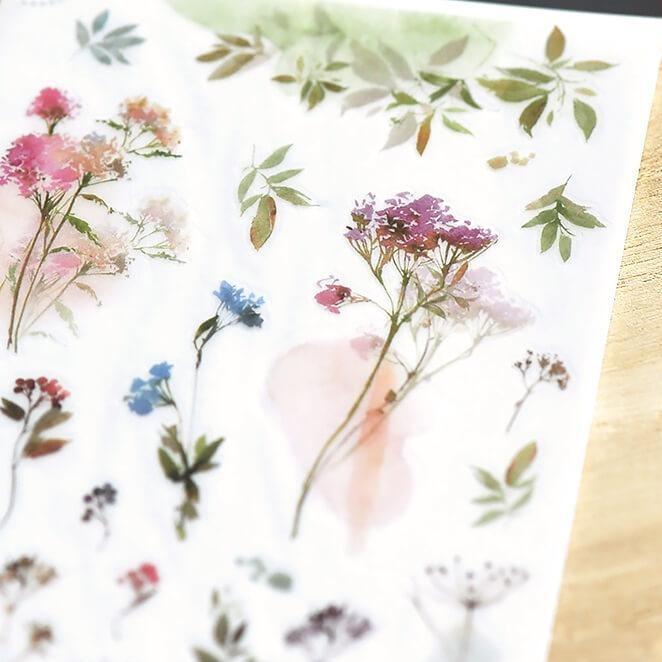 MU Print-On Stickers - Flower Shades