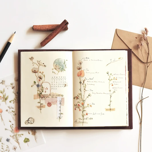 MU Print-On Stickers - Delicate Flowers