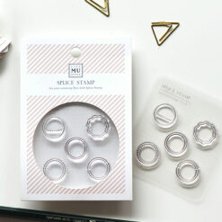 MU My Icon Clear Stamp Set No. 05 Delicate Circles