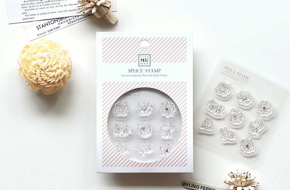 MU My Icon Clear Stamp Set No. 09 Daily Flowers