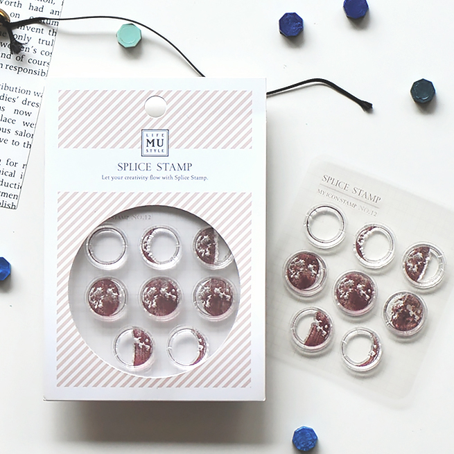 MU My Icon Clear Stamp Set No. 12 Moon Phases