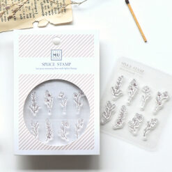 MU My Icon Clear Stamp Set No. 11 Botanical Memories