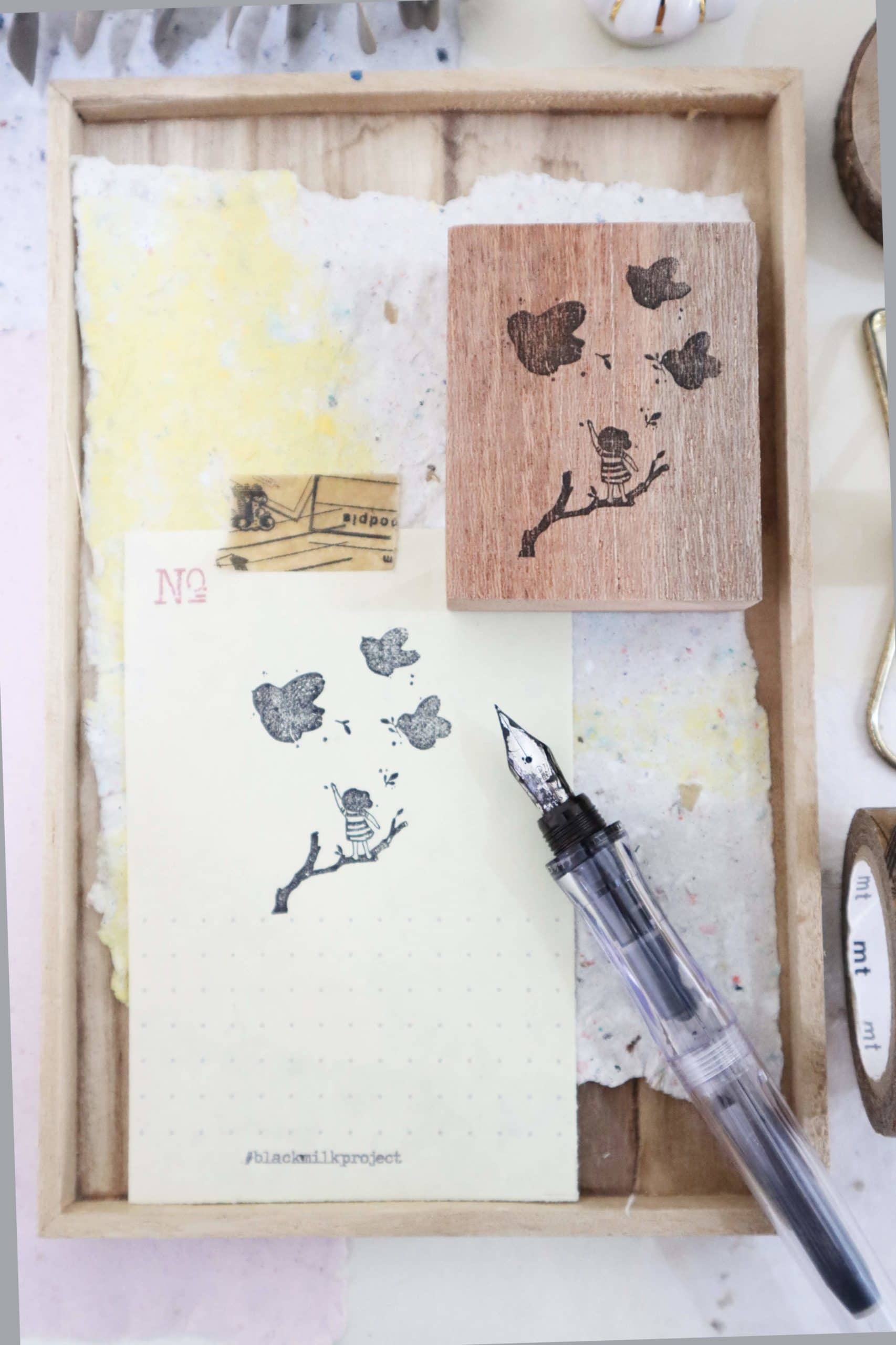 Black Milk Project Rubber Stamps - Bird Paradise