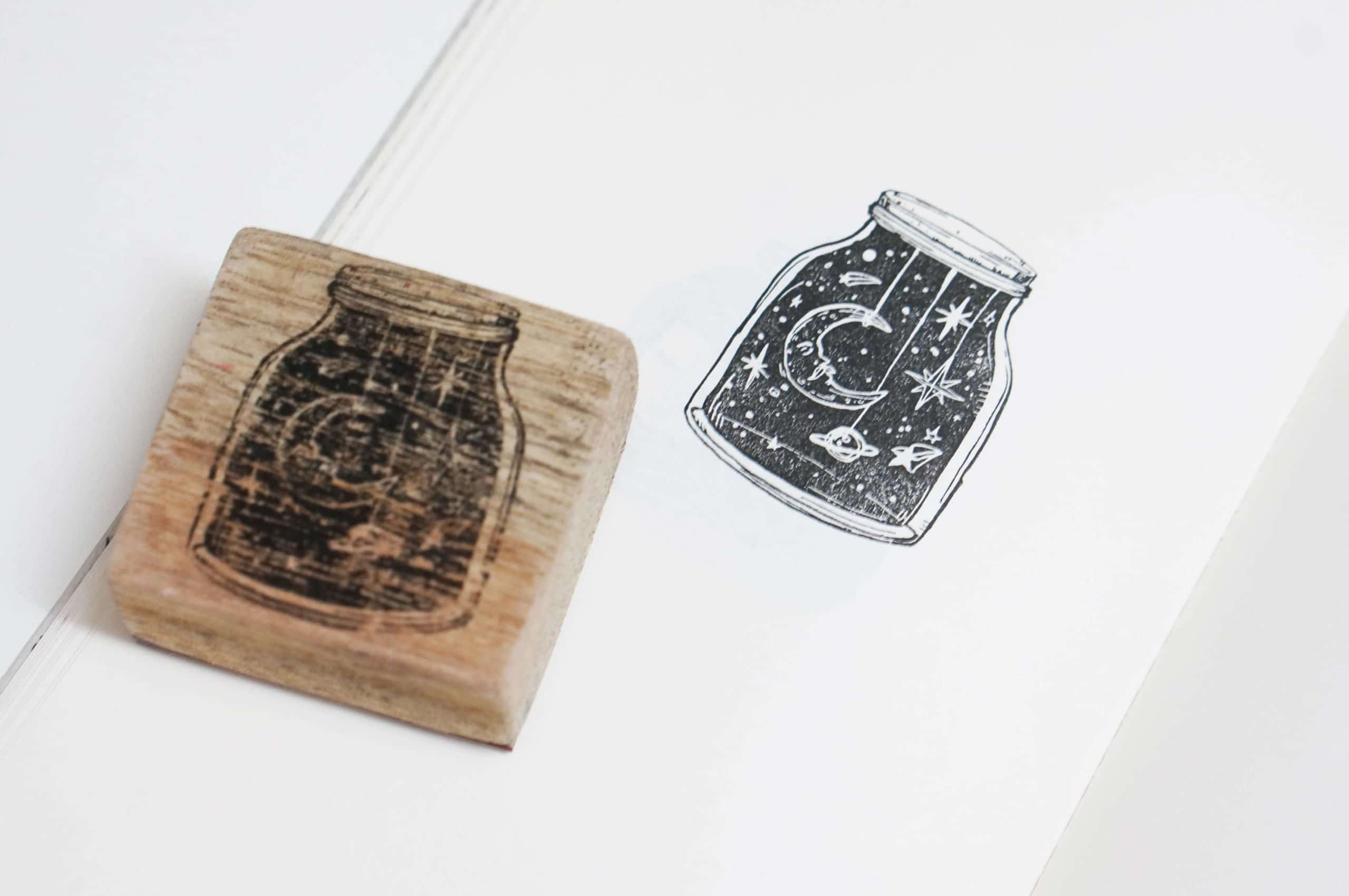 Black Milk Project Rubber Stamps - Jar of Night Skies