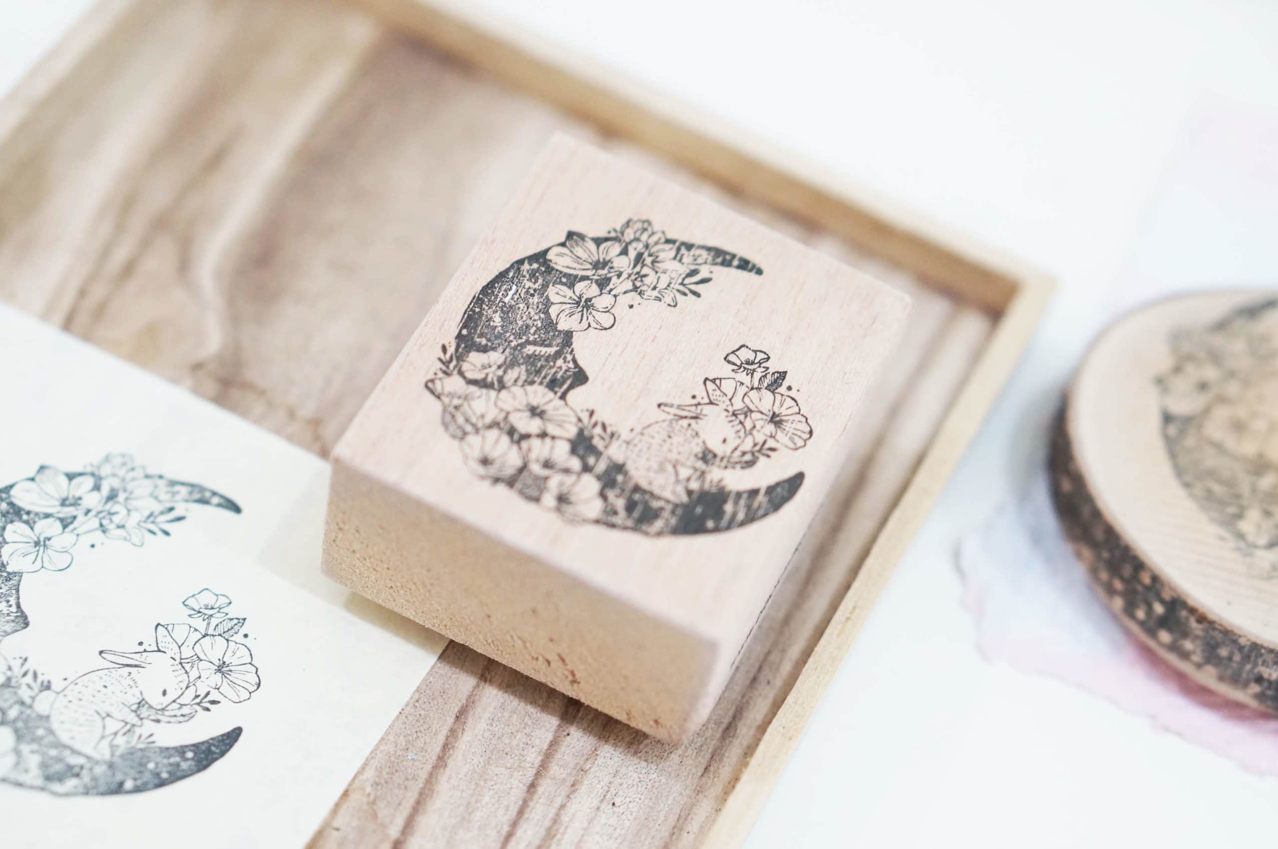 Black Milk Project Rubber Stamps - Moon Rabbit
