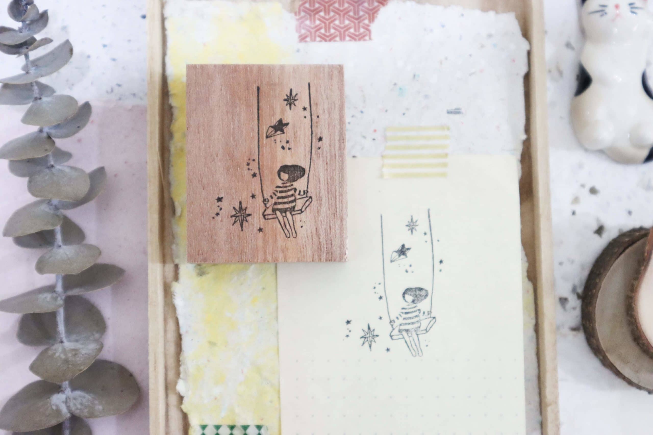 Black Milk Project Rubber Stamps - Starry Swing