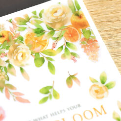 MU Print-On Stickers - Fruits & Flowers