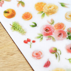 MU Print-On Stickers - Fruits & Flowers