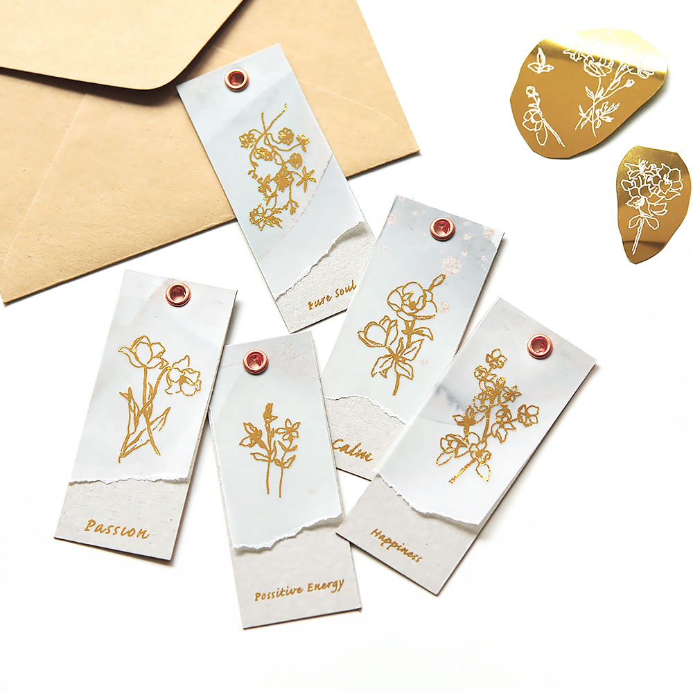 MU Print-On Foil Stickers - Happiness