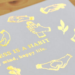 MU Print-On Foil Stickers - Happy Mind - Image 2