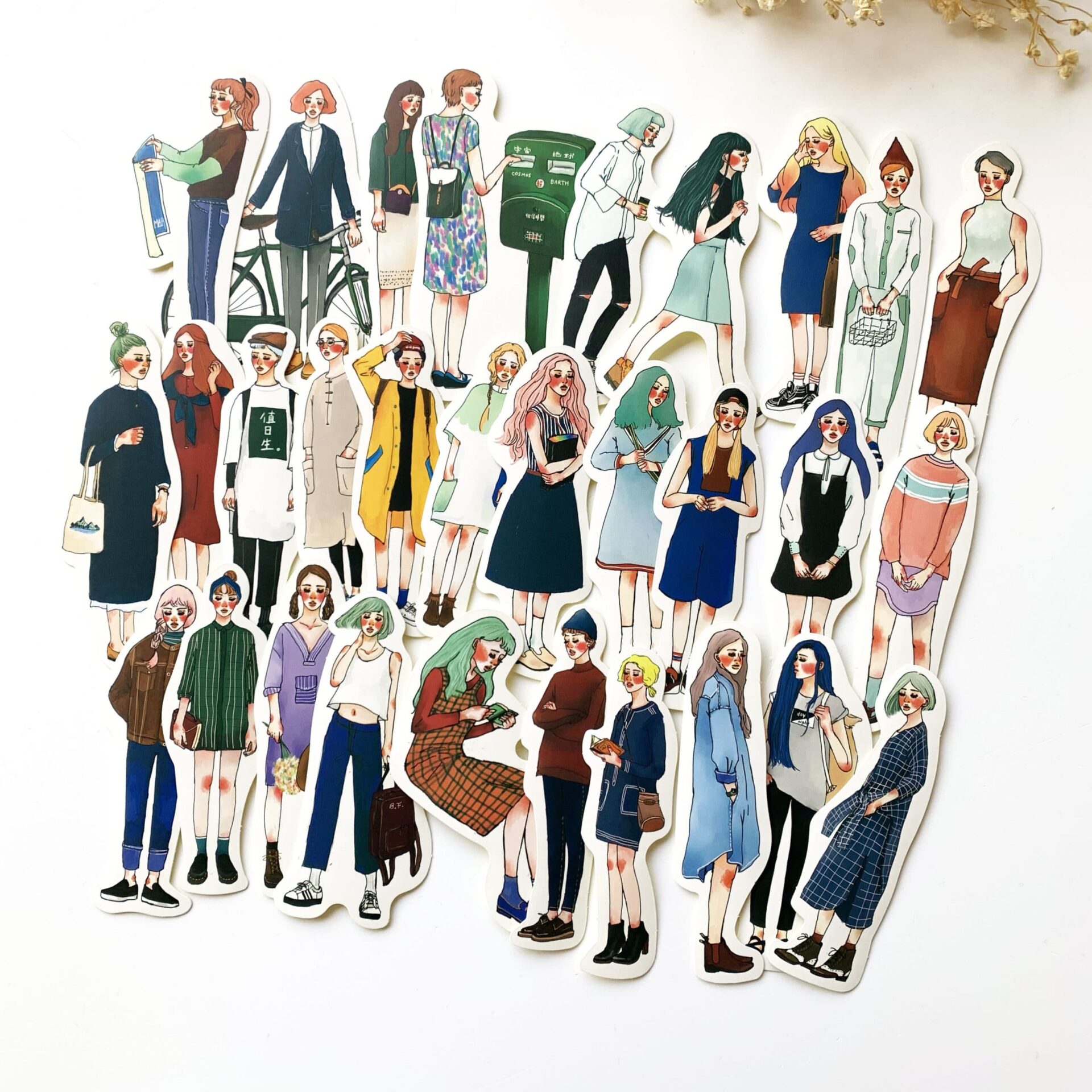 La Dolce Vita Sticker set (30pcs) - Stationery Girls