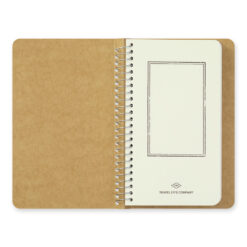 Traveler's Company Spiral Ring Notebook - A6 Slim White