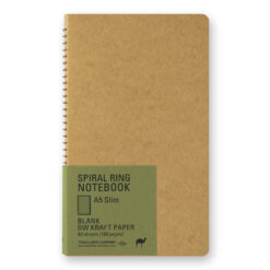 Traveler's Company Spiral Ring Notebook - A5 Slim Kraft