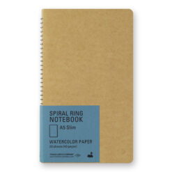 Traveler's Company Spiral Ring Notebook - A5 Slim Watercolour Paper
