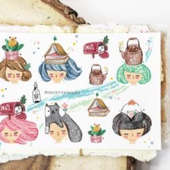 Black Milk Project Stickers - On My Head