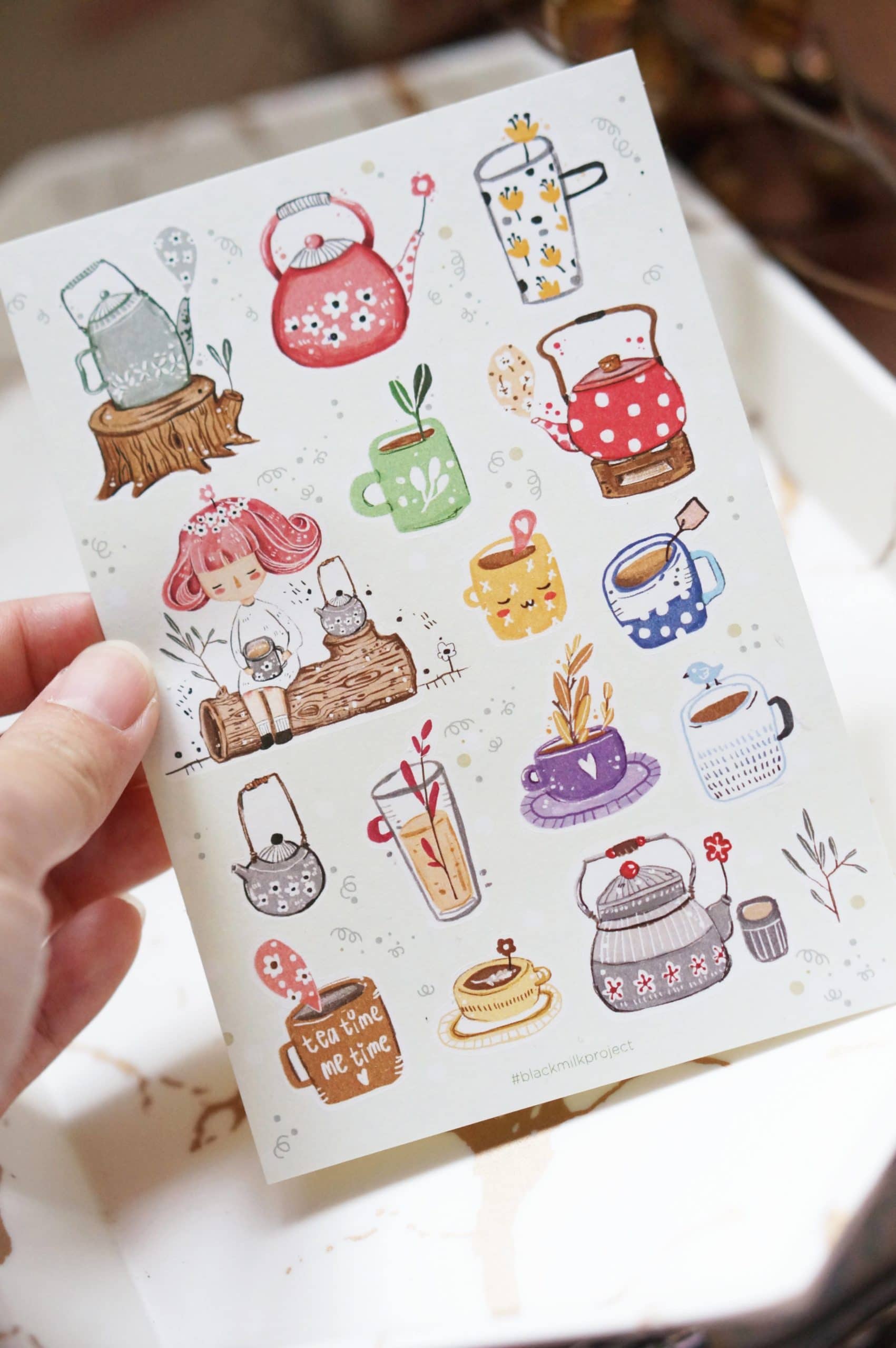 Black Milk Project Stickers - Tea Time
