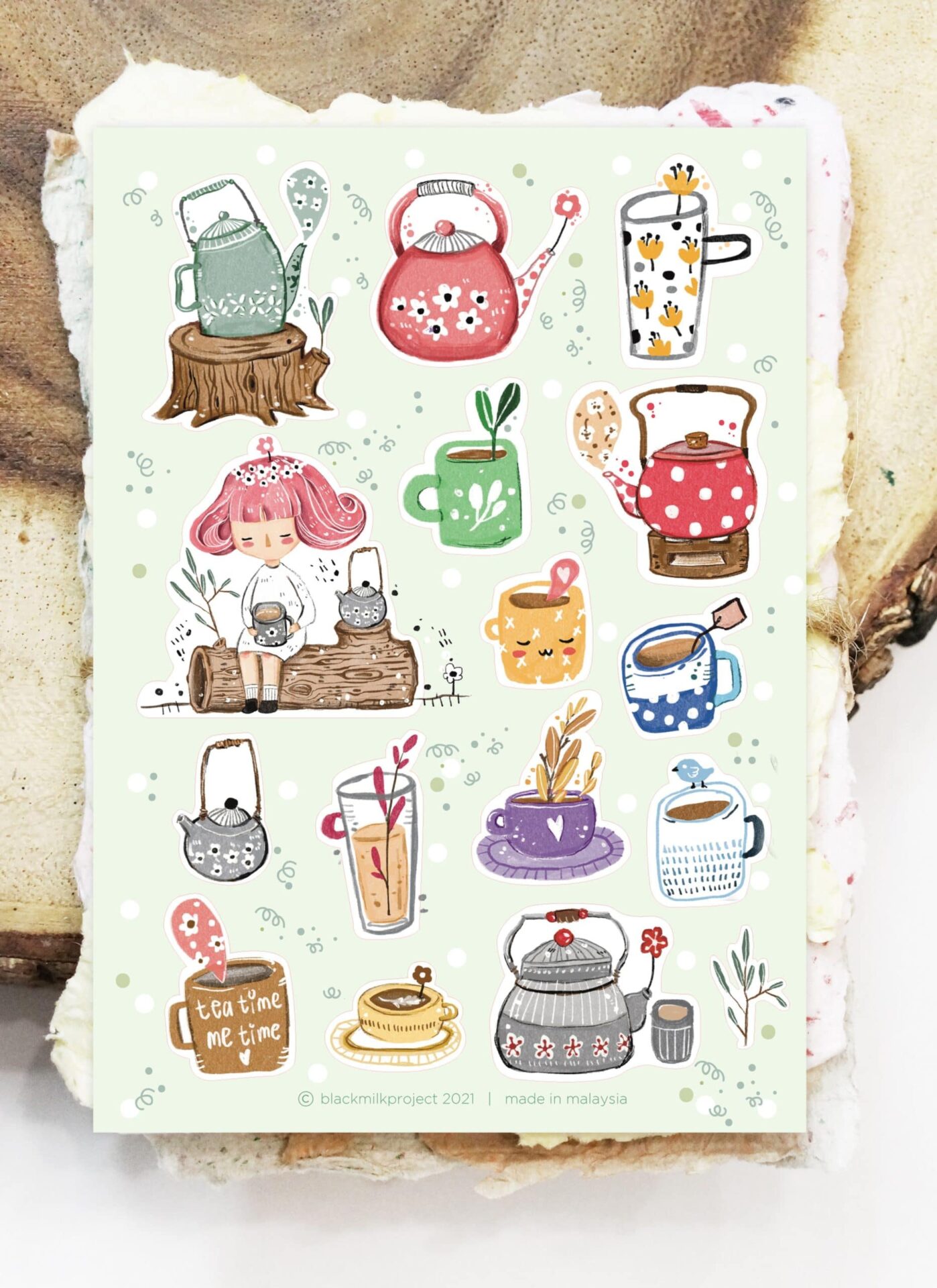 Black Milk Project Stickers - Tea Time