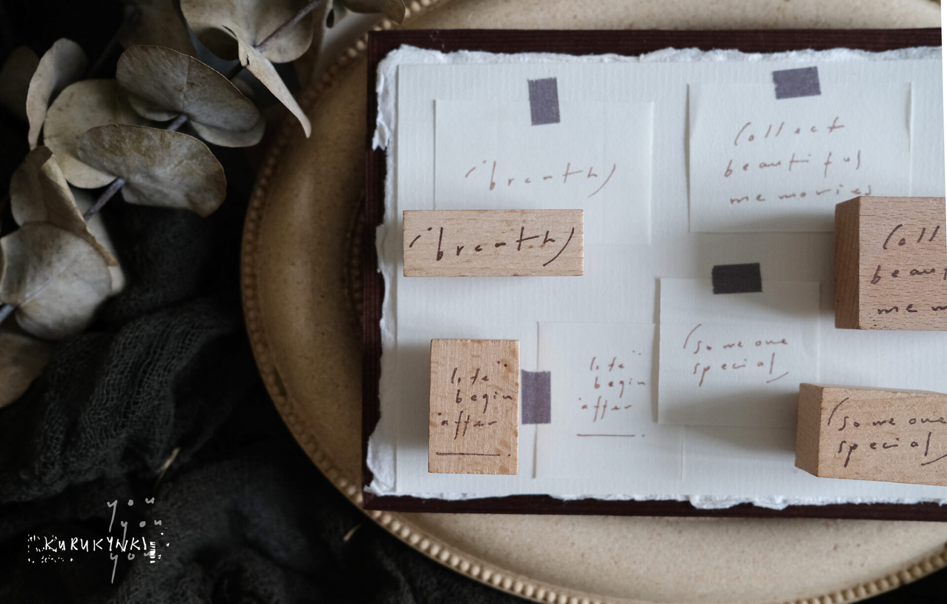 Kurukynki Rubber Stamps - Mini Words 2