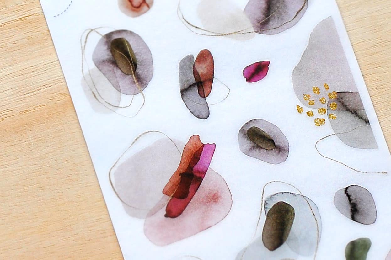 MU Print-On Stickers – Winter Gold Dust