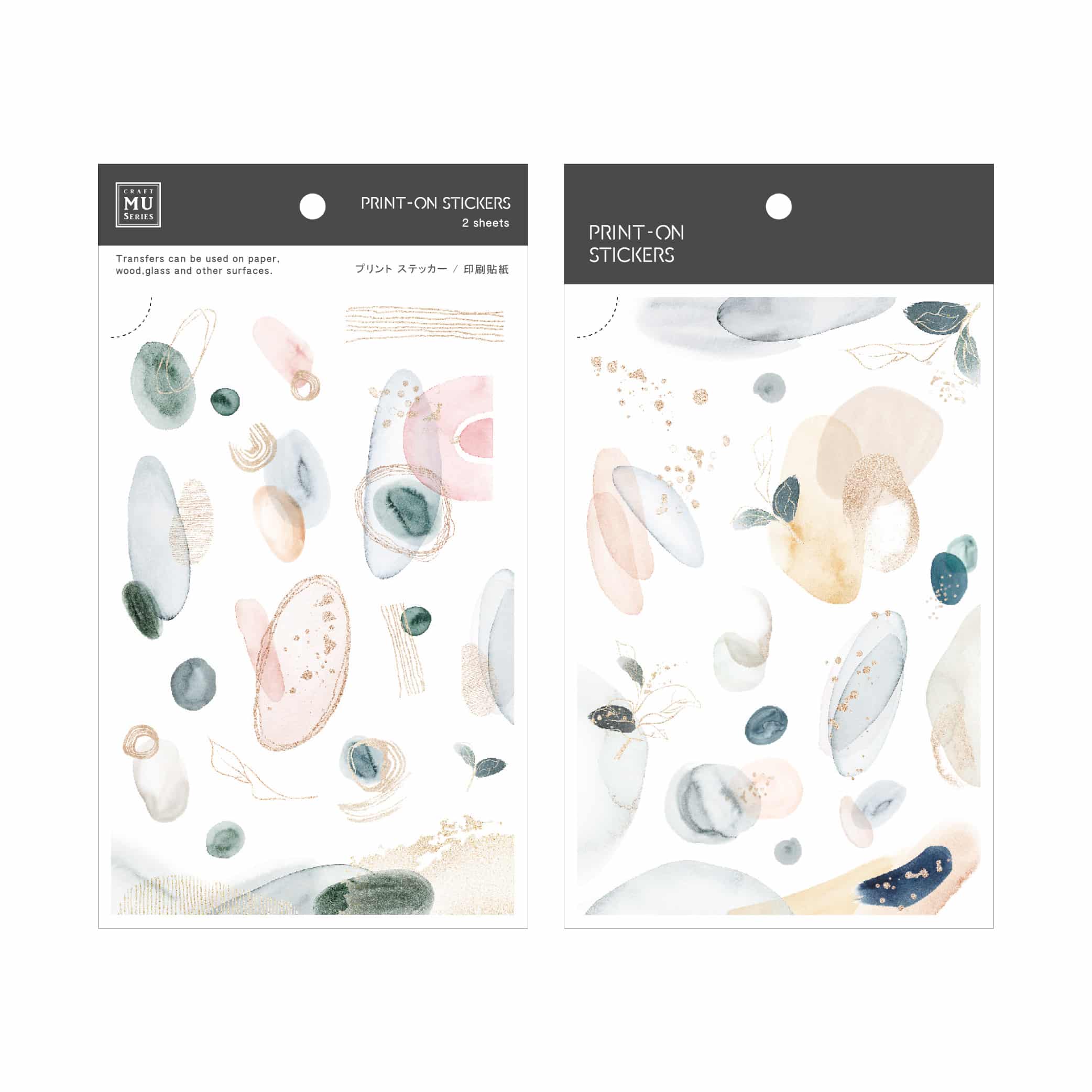 MU Print-On Stickers – Spring Gold Dust