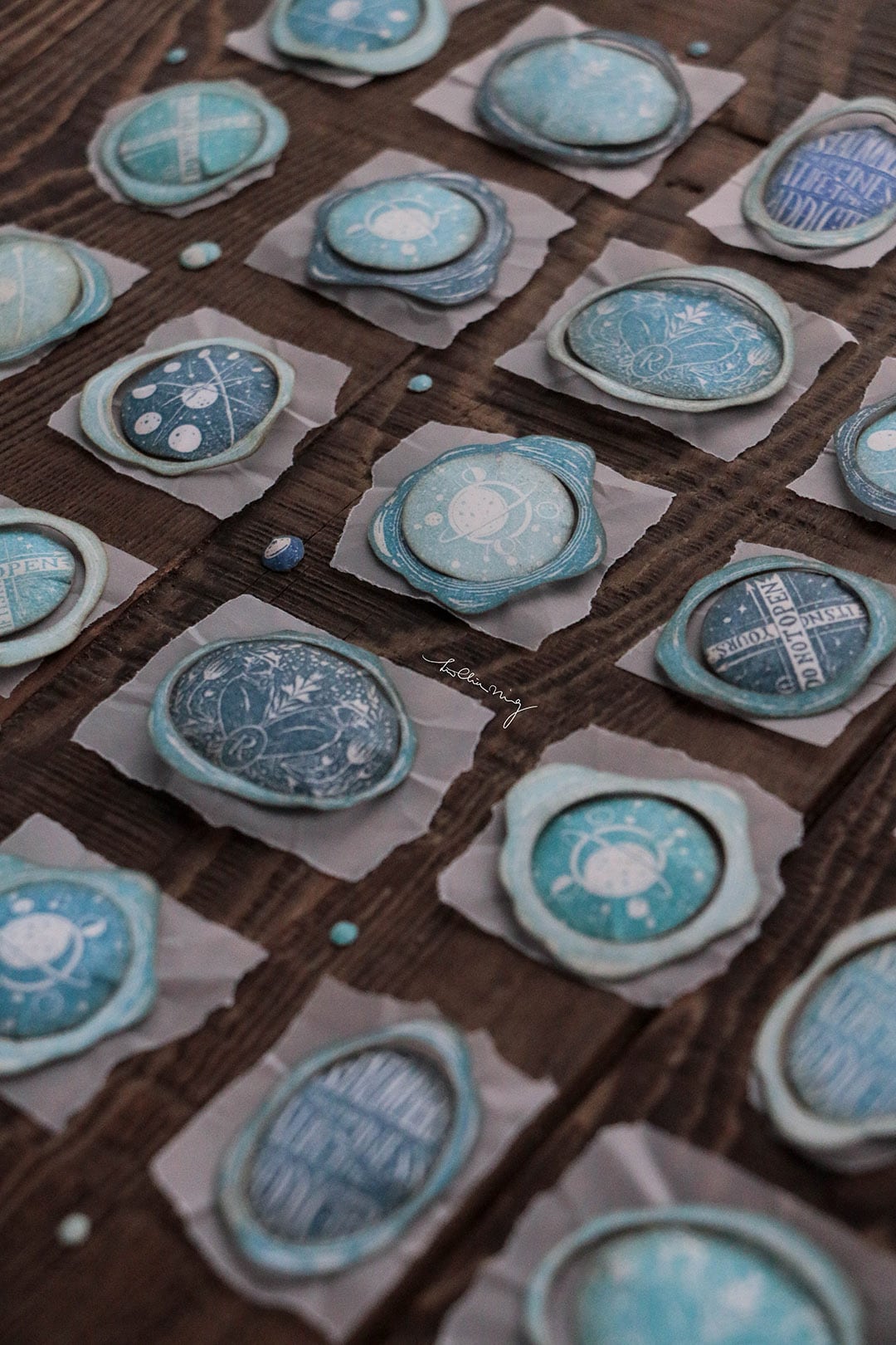 LCN Design Rubber Stamp Set - Stationery Vol. 1