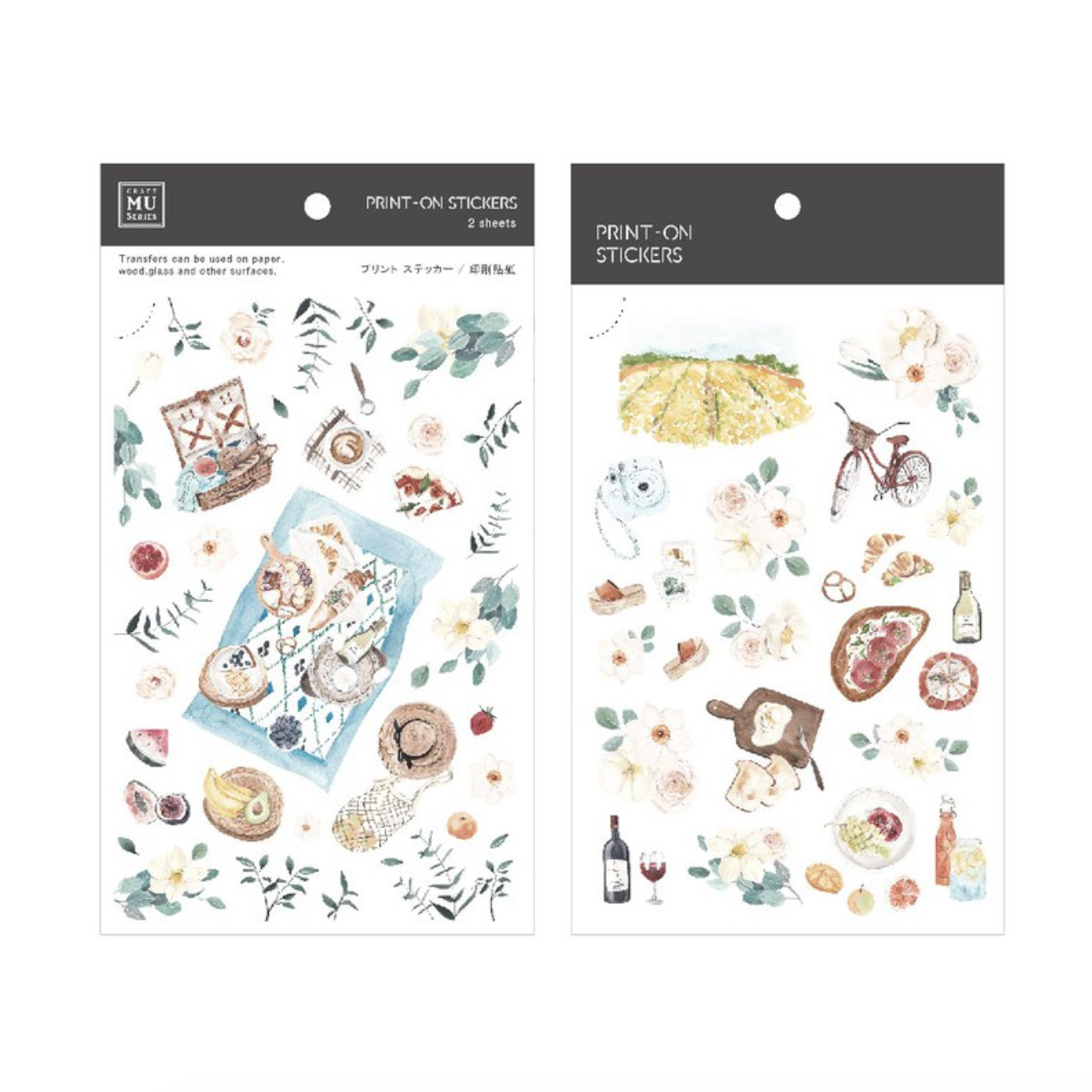 MU Print-On Stickers – Picnic
