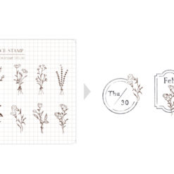 MU My Icon Clear Stamp Set No. 16