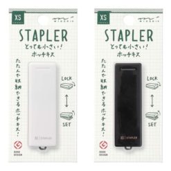 Midori XS Compact Stapler (black or white option)