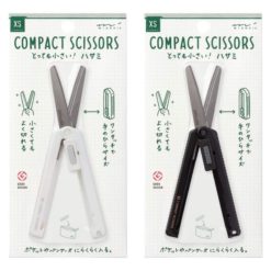 Midori XS Compact Scissors (black or white option)