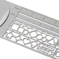 Midori Clip Ruler Silver