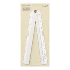 Midori Aluminium Multiple Ruler - 30cm (silver of black option)