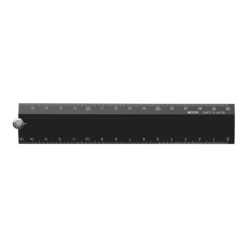 Midori Aluminium Multiple Ruler - 30cm (silver of black option)