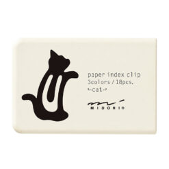 Midori Index Clips Cat