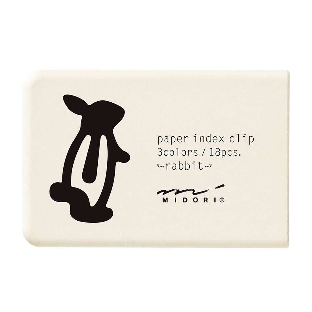 Midori Index Clips Rabbit
