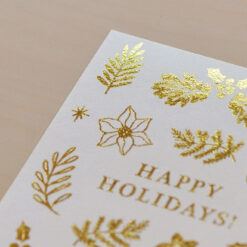 MU Print-On Foil Stickers Christmas Limited Edition - Gold 001 - Image 2