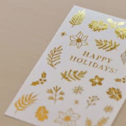 MU Print-On Foil Stickers Christmas Limited Edition - Gold 001 - Image 3