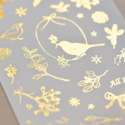 MU Print-On Foil Stickers Christmas Limited Edition - Gold 002 - Image 2