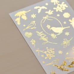 MU Print-On Foil Stickers Christmas Limited Edition - Gold 002 - Image 3