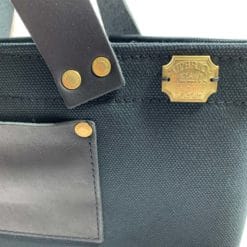 The Superior Labor Engineer Bag Petite - Black with Leather Bottom - Image 3