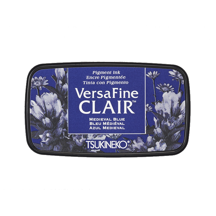 Tsukineko VersaFine Clair Pigment Ink - Medieval Blue