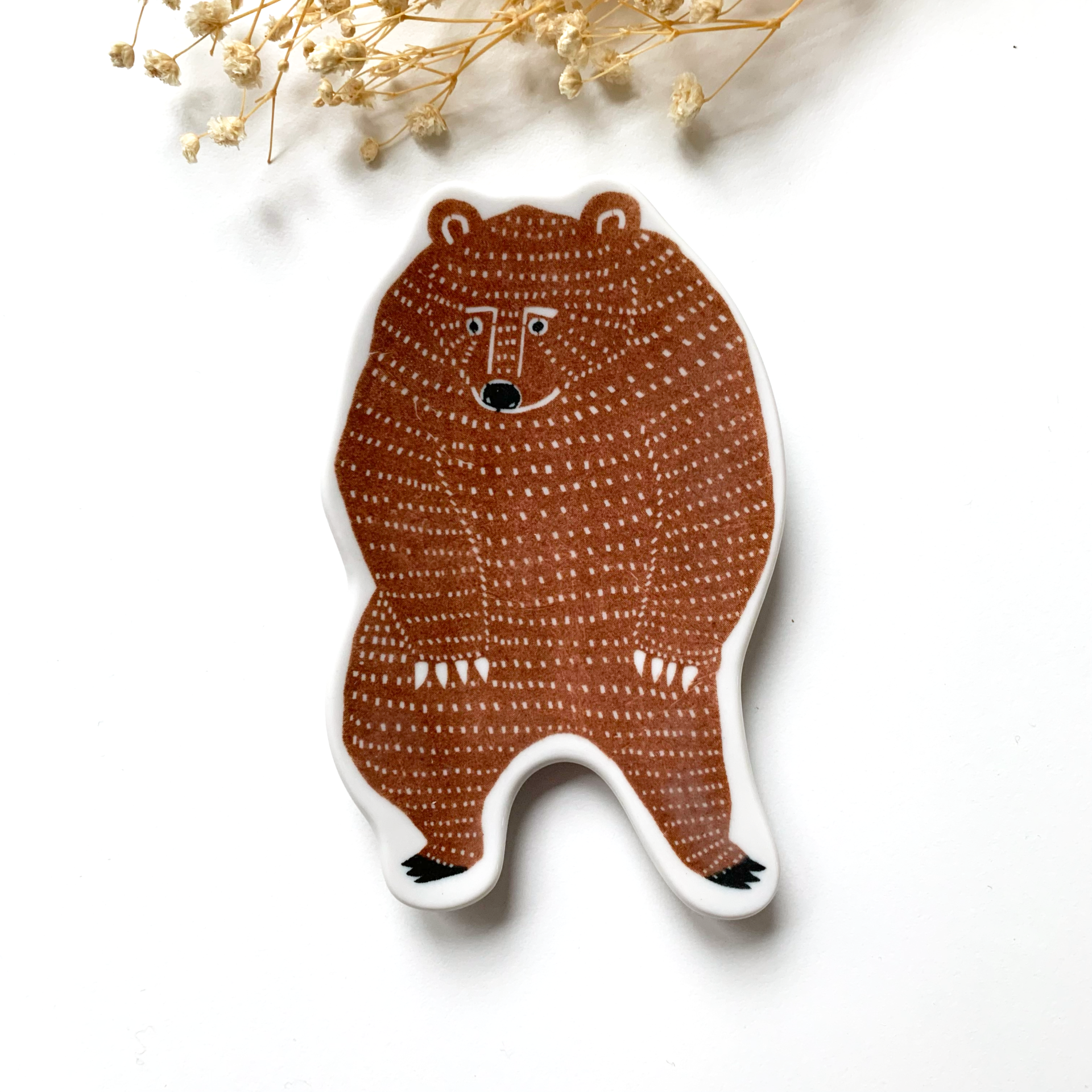 Classiky KATA KATA Dish - Bear Medium Brown