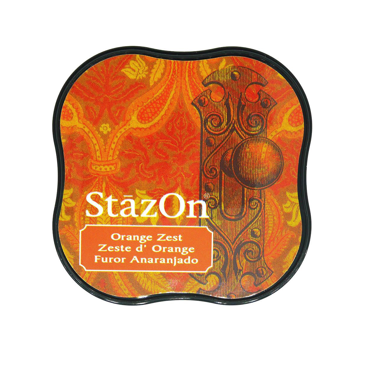 Tsukineko StazOn Midi Ink Pad - Orange Zest