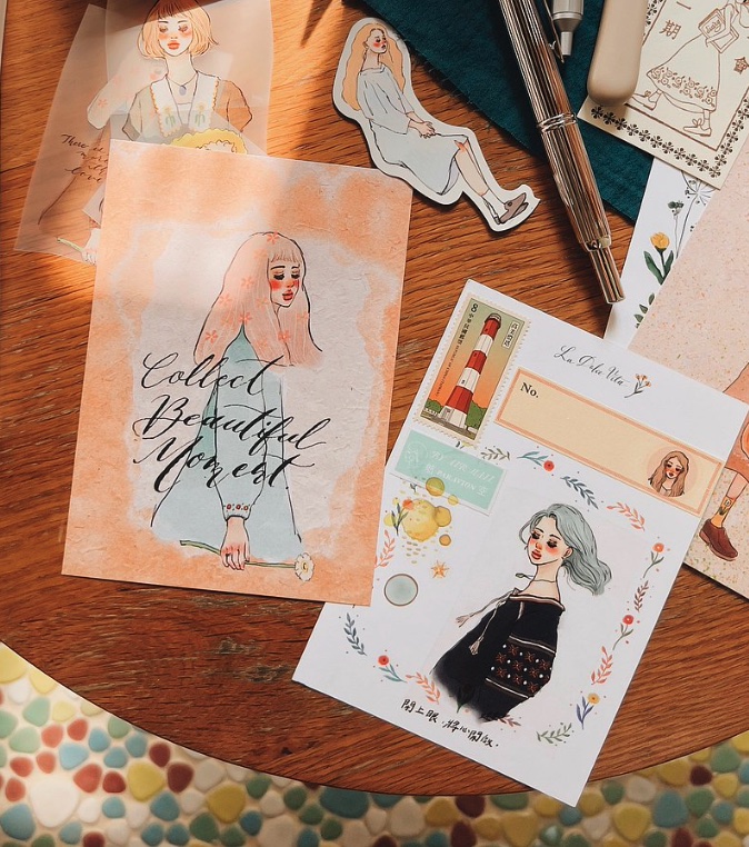 La Dolce Vita Postcards (one piece)