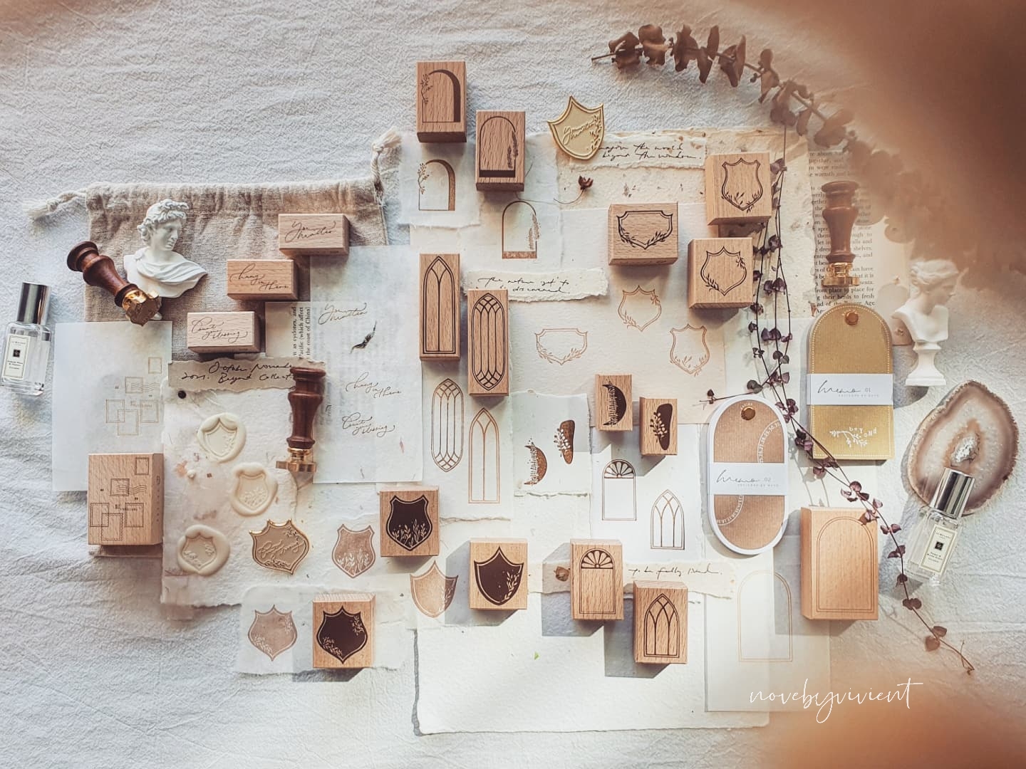 MNove by Vivient rubber stamps