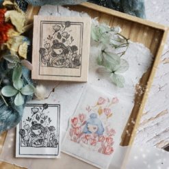 Black Milk Project Rubber Stamp - Floral Hug