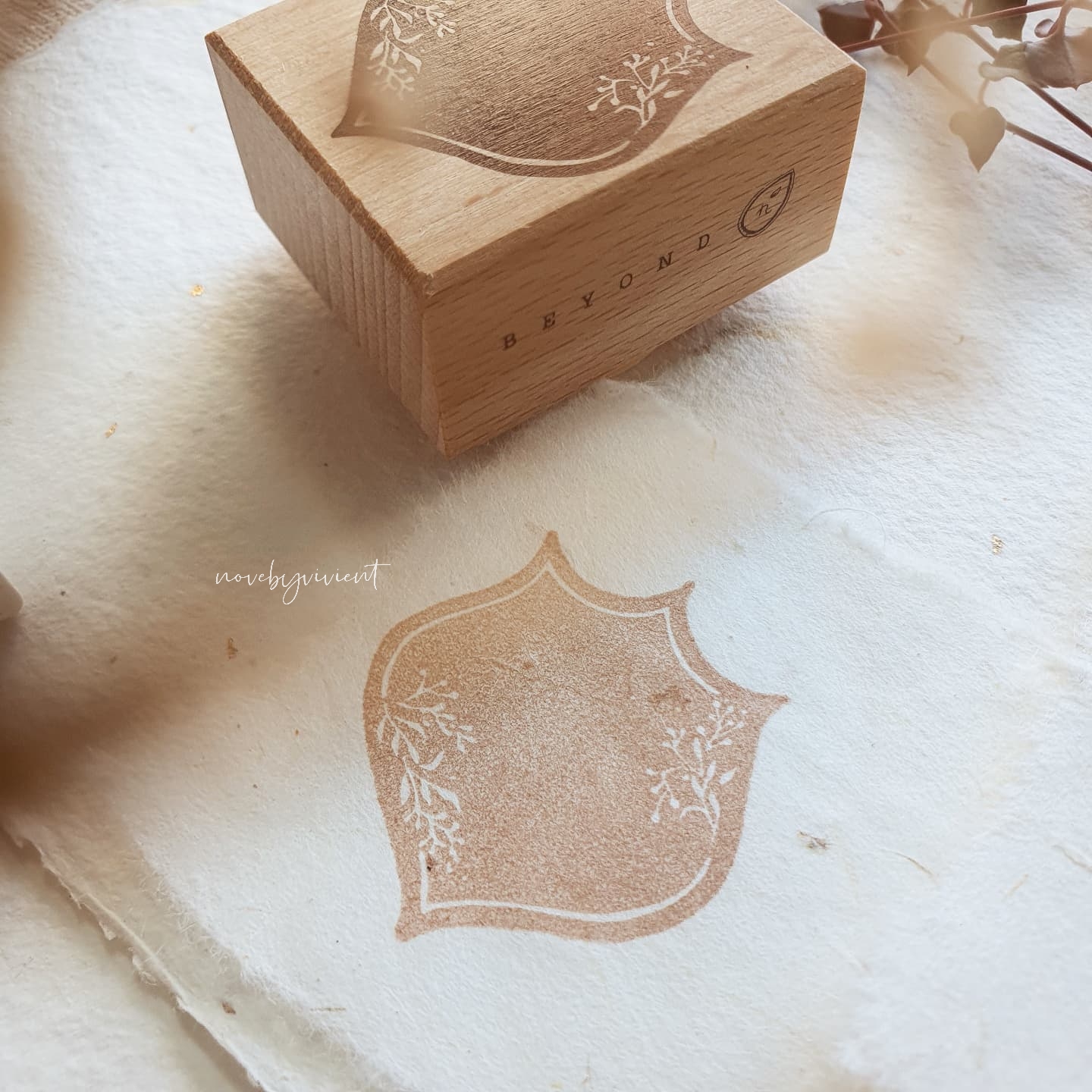 Nove by Vivient Rubber Stamp Set - Badge 01 - set of 3
