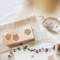Nove by Vivient Rubber Stamp Set - Badge 01 - set of 3