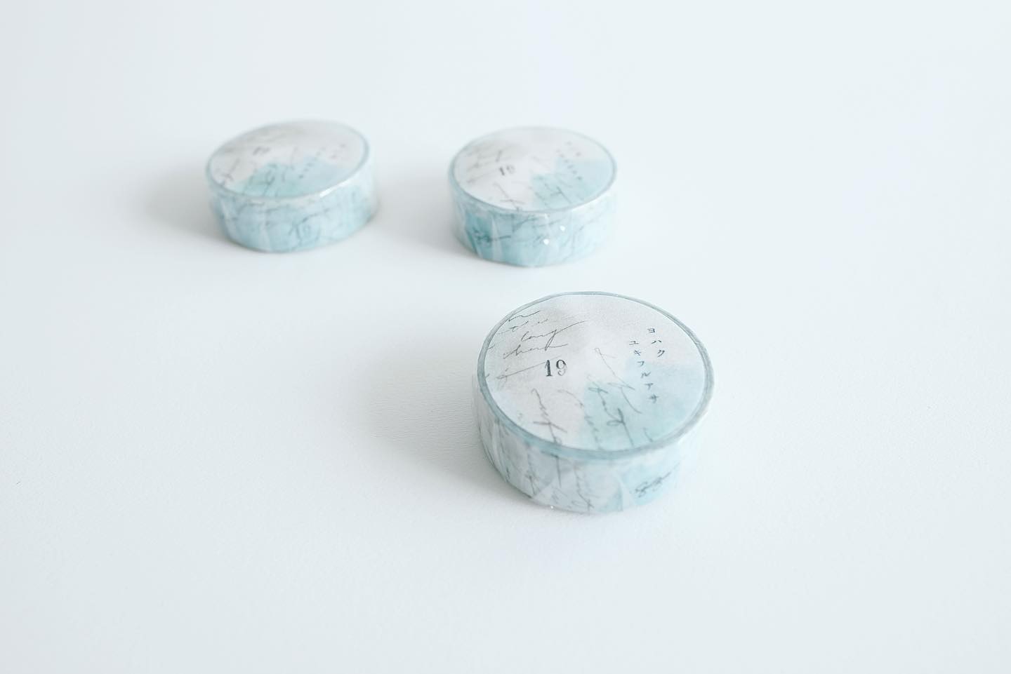 Yohaku Washi tape 076 - Snowy Morning - Image 3