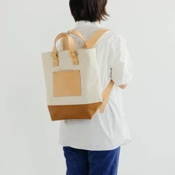 The Superior Labor 2 Way Backpack - Natural/Light Brown